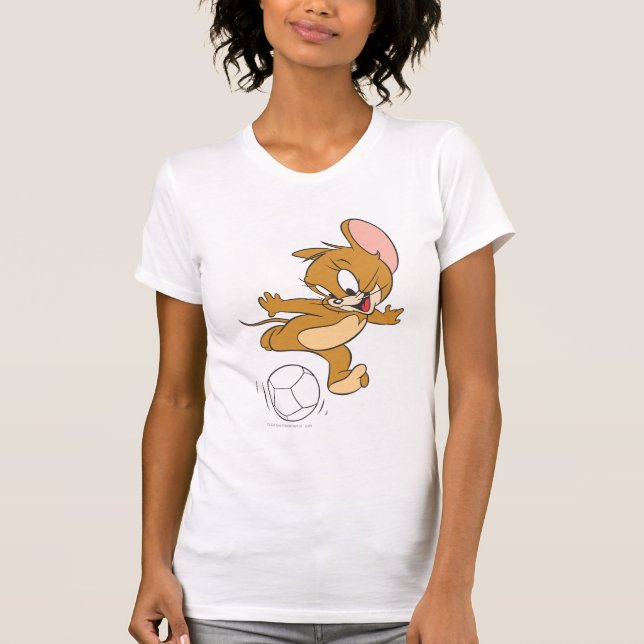 Tom and Jerry Soccer (Football) 2 T-Shirt (Front)