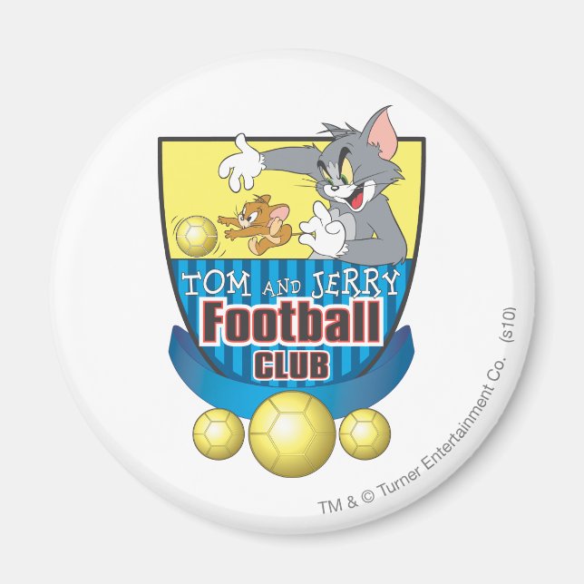 Tom and Jerry Soccer (Football) 5 Magnet (Front)