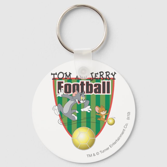 Tom and Jerry Soccer (Football) 6 Key Ring (Front)