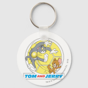 Tom and Jerry Soccer (Football) 8 Key Ring