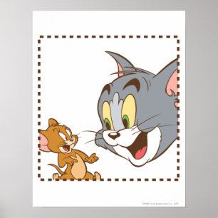 Tom and Jerry Stamp Poster