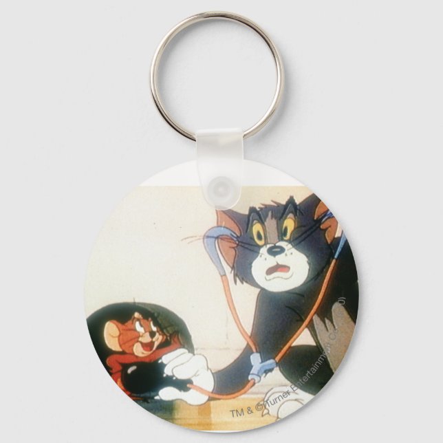 Tom And Jerry Stethescope Key Ring (Front)
