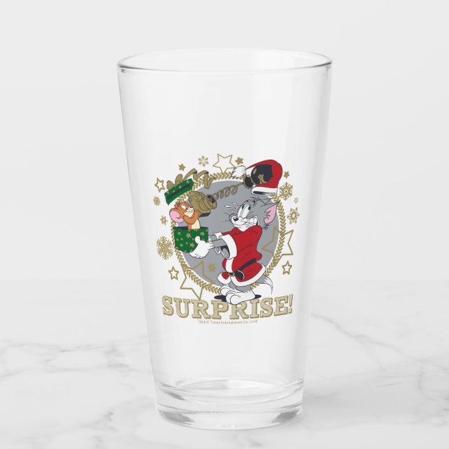 Tom and Jerry Surprise Gift Glass (Front)