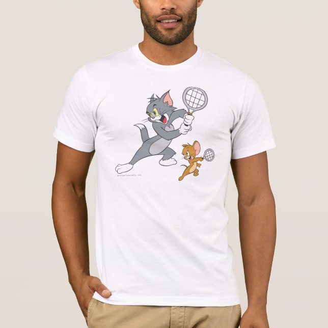 Tom and Jerry Tennis Stars 1 T-Shirt (Front)