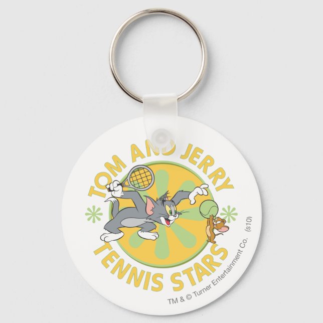 Tom and Jerry Tennis Stars 5 Key Ring (Front)