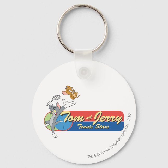 Tom and Jerry Tennis Stars 6 Key Ring (Front)