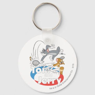 Tom and Jerry Tennis Stars 7 Key Ring