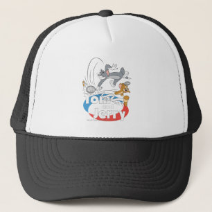 Tom and Jerry Tennis Stars 7 Trucker Hat