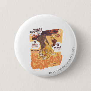 Tom and Jerry The Cats Me-Ouch 6 Cm Round Badge