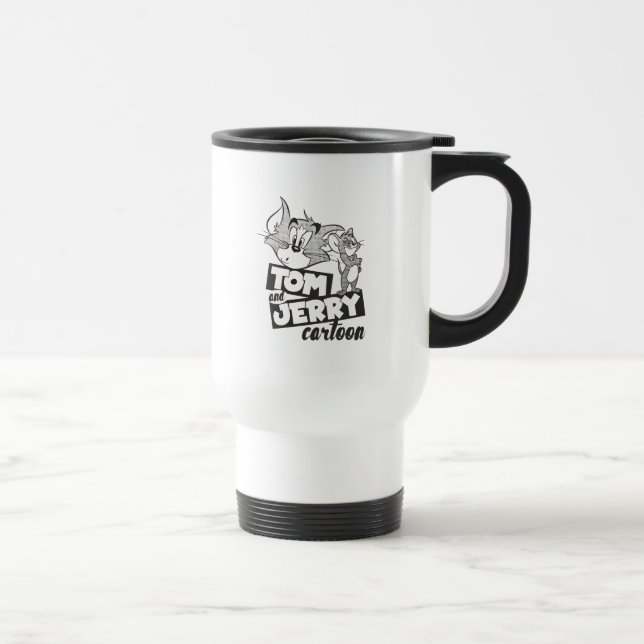 Tom And Jerry | Tom And Jerry Cartoon Travel Mug (Right)