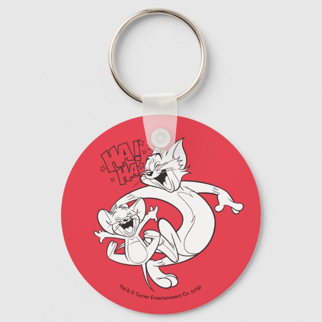 Tom And Jerry | Tom And Jerry Laughing Key Ring (Front)