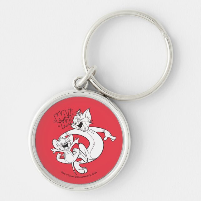 Tom And Jerry | Tom And Jerry Laughing Key Ring (Front)