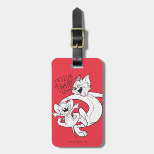 Tom And Jerry   Tom And Jerry Laughing Luggage Tag