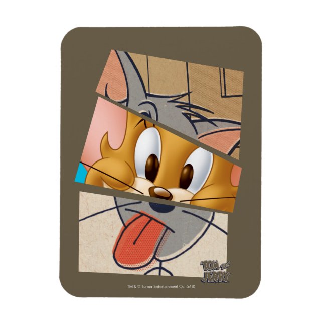 Tom And Jerry | Tom And Jerry Mashup Magnet (Vertical)