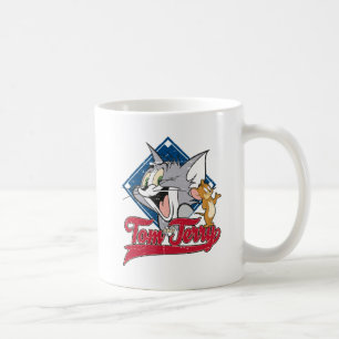 Tom And Jerry Tom And Jerry On Baseball Diamond Coffee Mug