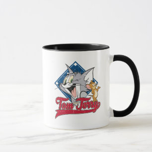 Tom And Jerry Tom And Jerry On Baseball Diamond Mug