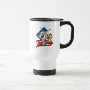Tom And Jerry   Tom And Jerry On Baseball Diamond Travel Mug