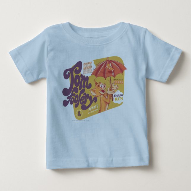 Tom and Jerry Tom Foolery Baby T-Shirt (Front)