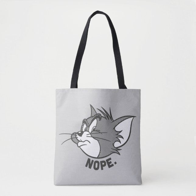 Tom And Jerry | Tom Says Nope Tote Bag (Front)