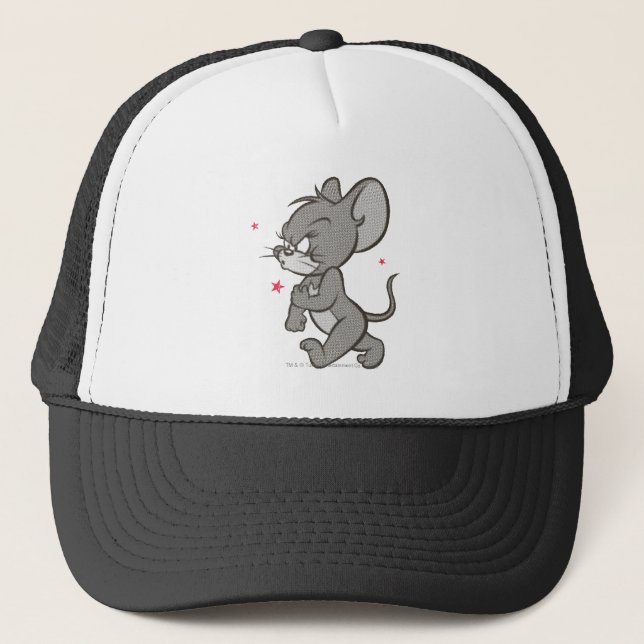 Tom and Jerry Tough Mouse 1 Trucker Hat (Front)