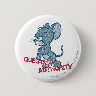 Tom and Jerry Tough Mouse 2 6 Cm Round Badge