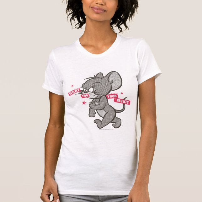 Tom and Jerry Tough Mouse 3 T-Shirt (Front)