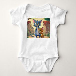Tom and Jery Baby Bodysuit