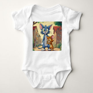 Tom and Jery Baby Bodysuit