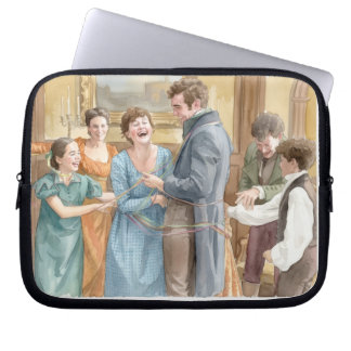 Tom and Mary celebrate in "The Other Bennet Sister Laptop Sleeve