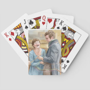 Tom and Mary celebrate in "The Other Bennet Sister Playing Cards