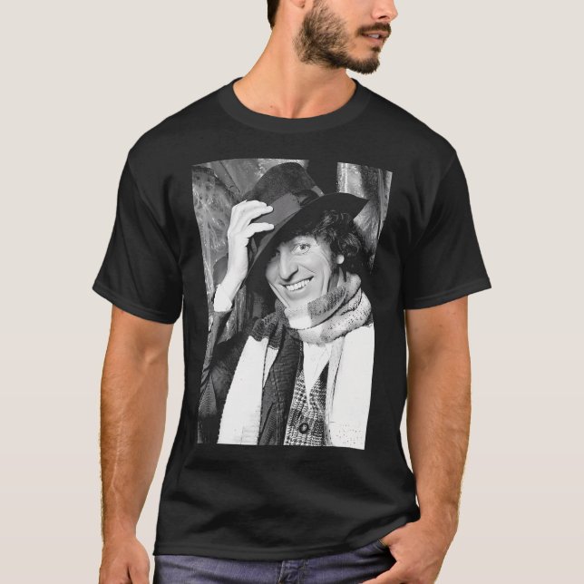 Tom Baker The Fourth Doctor Who 1975 T-Shirt (Front)