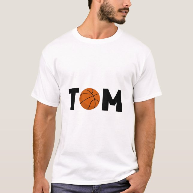 Tom Basketball T-Shirt (Front)