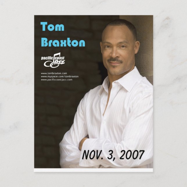 Tom Braxton Postcard (Front)
