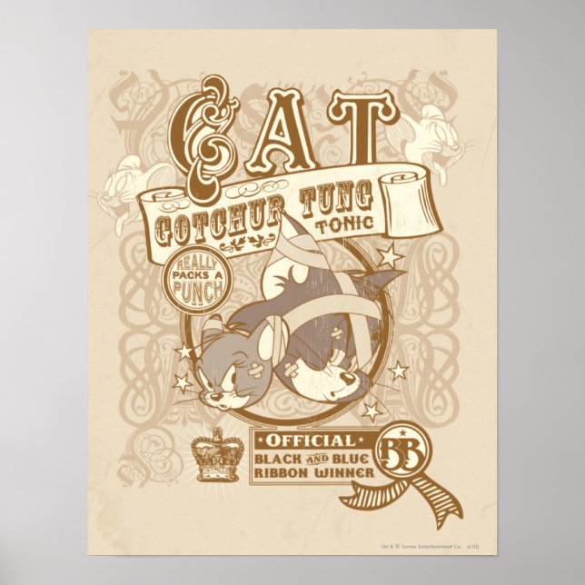 Tom Cat Gotchur Tung Tonic Poster (Front)