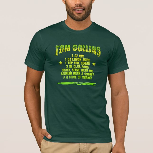 Tom Collins shirt - choose style & colour (Front)