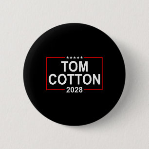 Tom Cotton 2028 Presidential Election Usa Flag Rep 6 Cm Round Badge