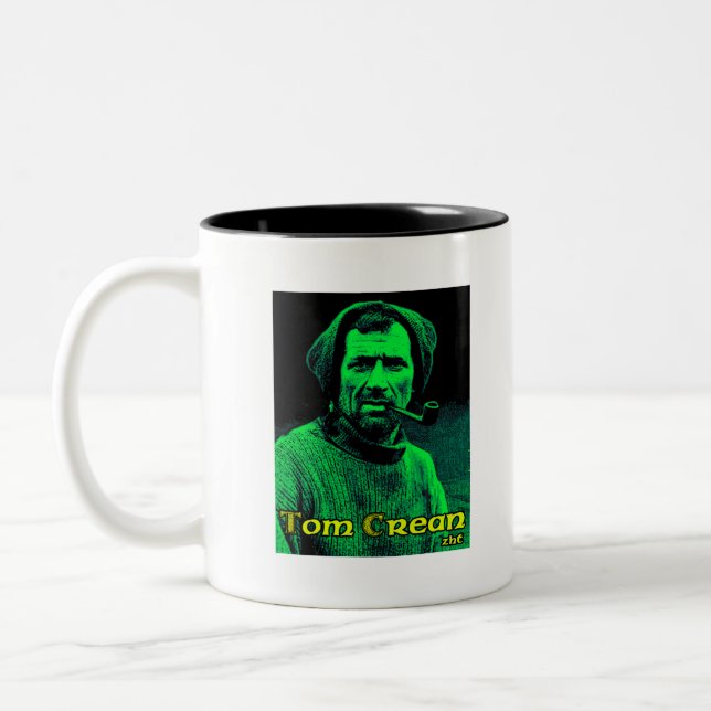 tom crean Two-Tone coffee mug (Left)