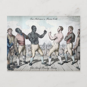 Tom Cribb vs. Thomas Molineaux Postcard