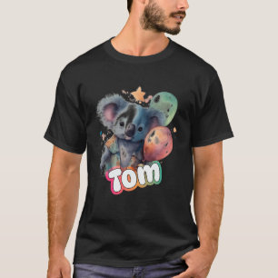 Tom - Cute Boy Name With Cute Koala T-Shirt