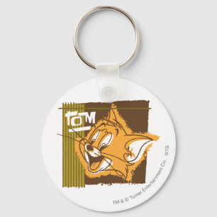 Tom Happy Face Key Ring