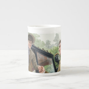 Tom helping Mary out of the carriage Bone China Mug