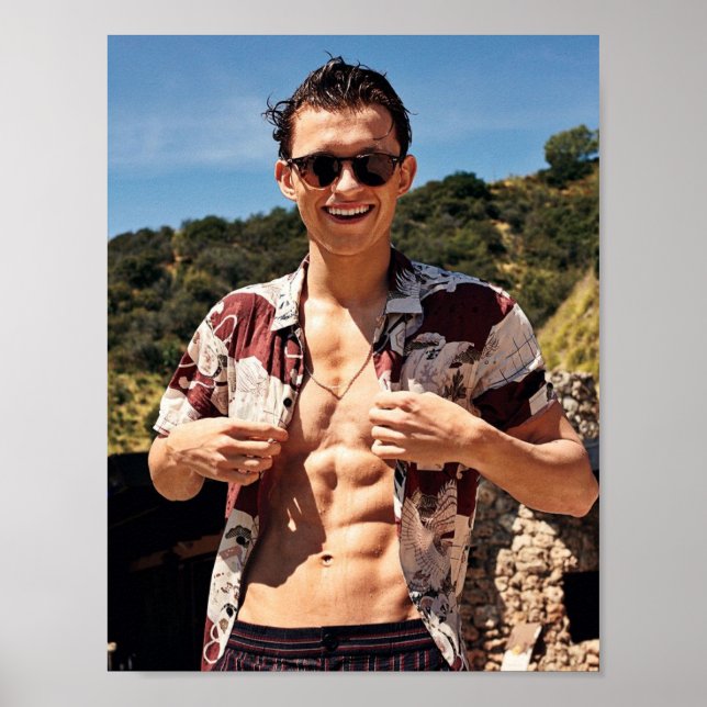 Tom Holland with sunnies Poster (Front)