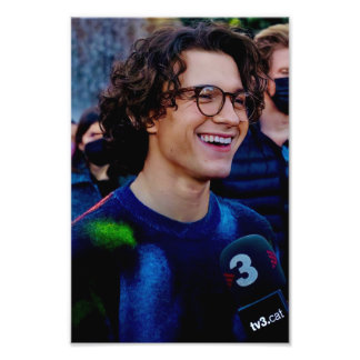 Tom Holland with sweater Photo Print