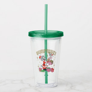 Tom, Jerry, and Nibbles Holiday Surprise Acrylic Tumbler
