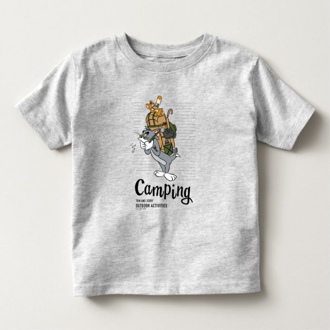 Tom & Jerry Camping Toddler T-Shirt (Front)