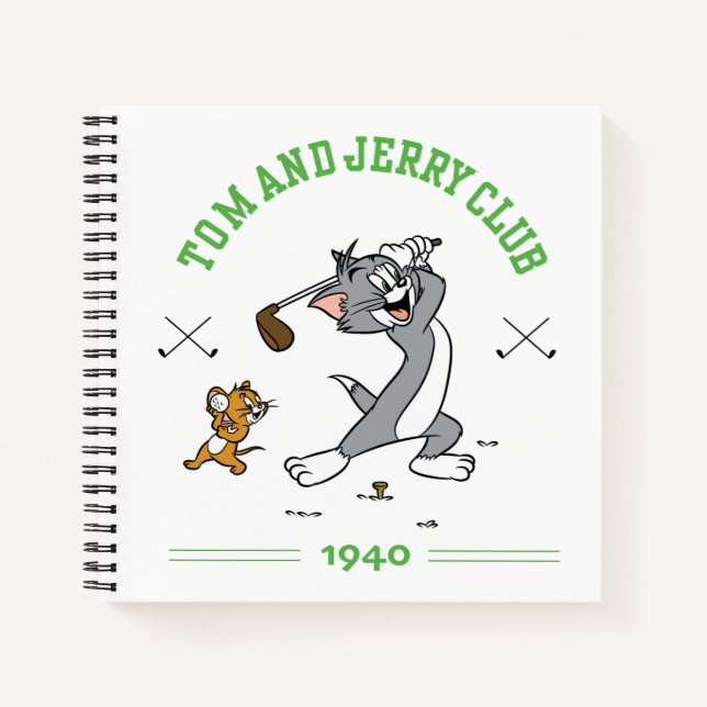 Tom & Jerry Golfing Club 1940 Notebook (Front)