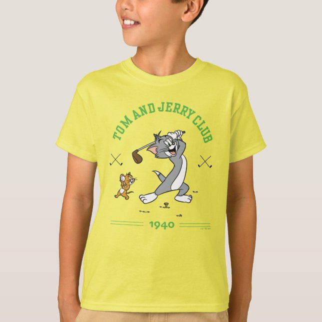 Tom & Jerry Golfing Club 1940 T-Shirt (Front)