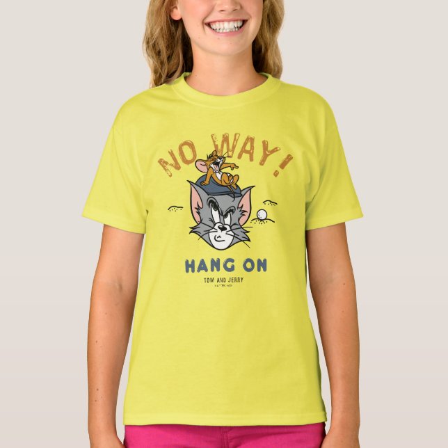 Tom & Jerry Golfing "No Way" T-Shirt (Front)
