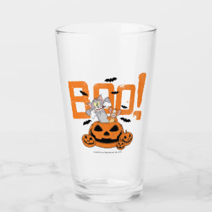 Tom & Jerry   Happy Halloween Boo Glass