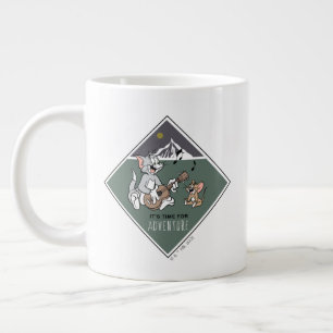 Tom & Jerry "It's Time For Adventure" Large Coffee Mug